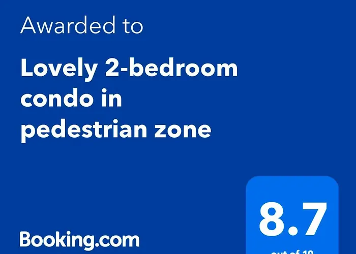Lovely 2-Bedroom Condo In Pedestrian Zone
